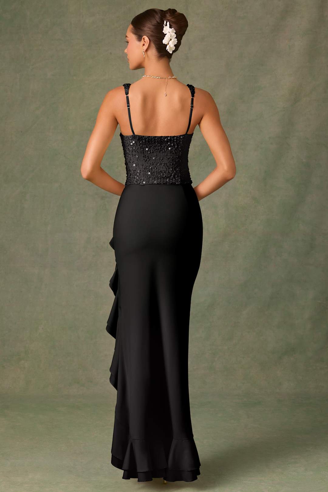 LEAH | SATIN CORSET DRESS
