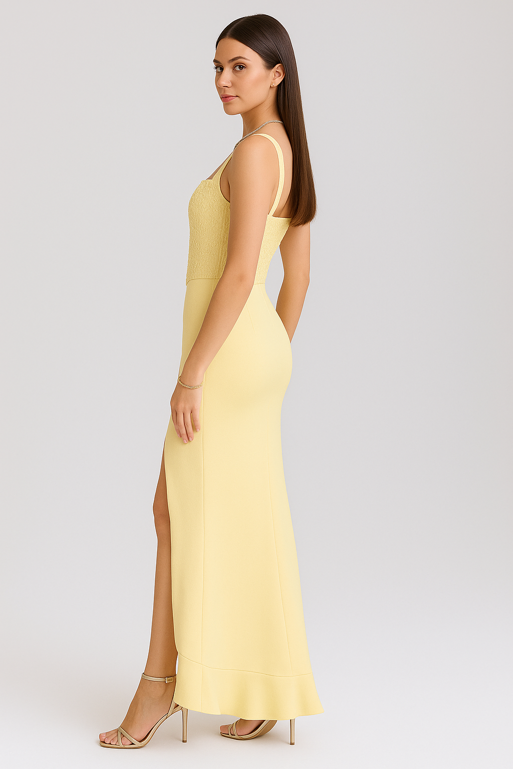 LEAH | SATIN CORSET DRESS
