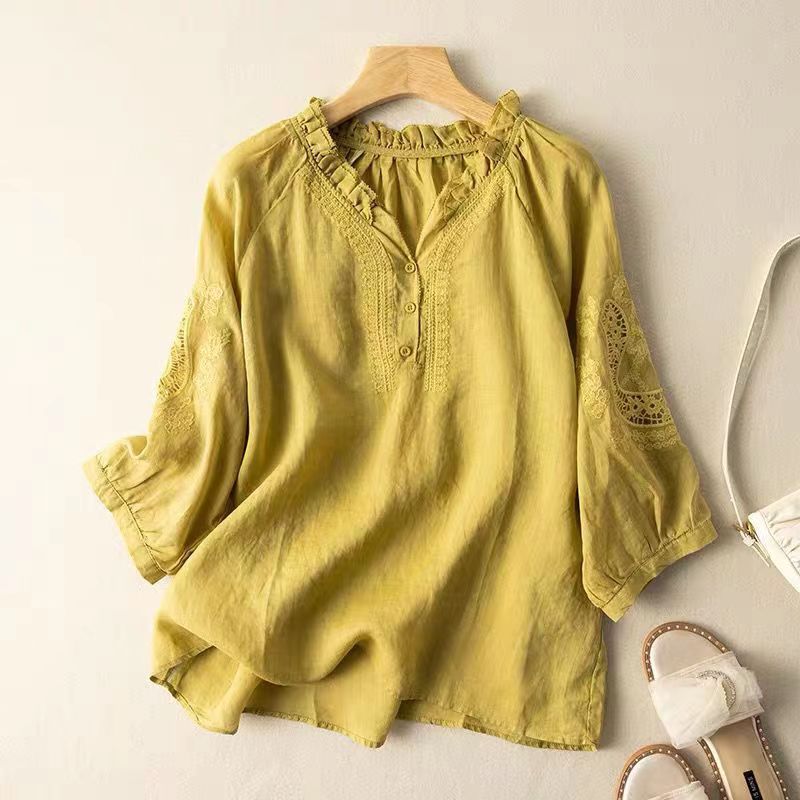 NATALIA | LINEN BLOUSE