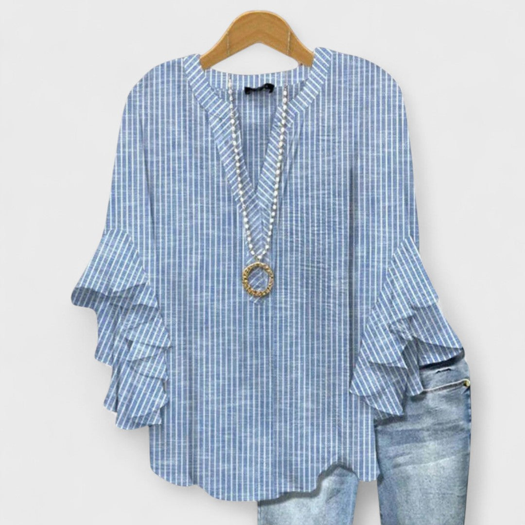 MAYA | BLOUSE WITH ELEGANT FLOWERS