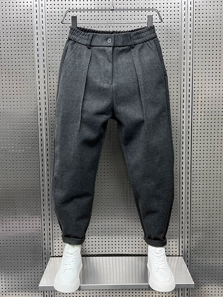 ETHAN | ELEGANT MÉLANGE TROUSERS