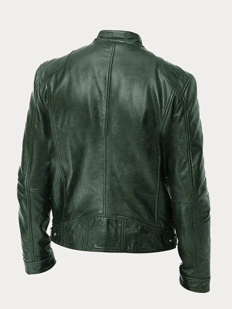 DAVID | CASUAL LEATHER JACKET