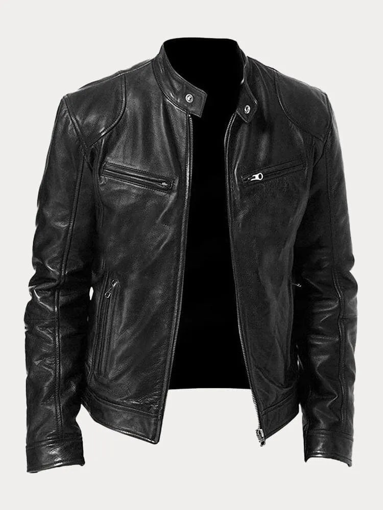 DAVID | CASUAL LEATHER JACKET