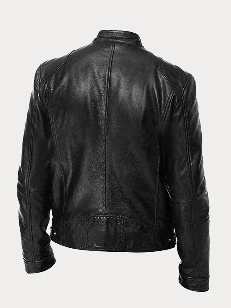 DAVID | CASUAL LEATHER JACKET