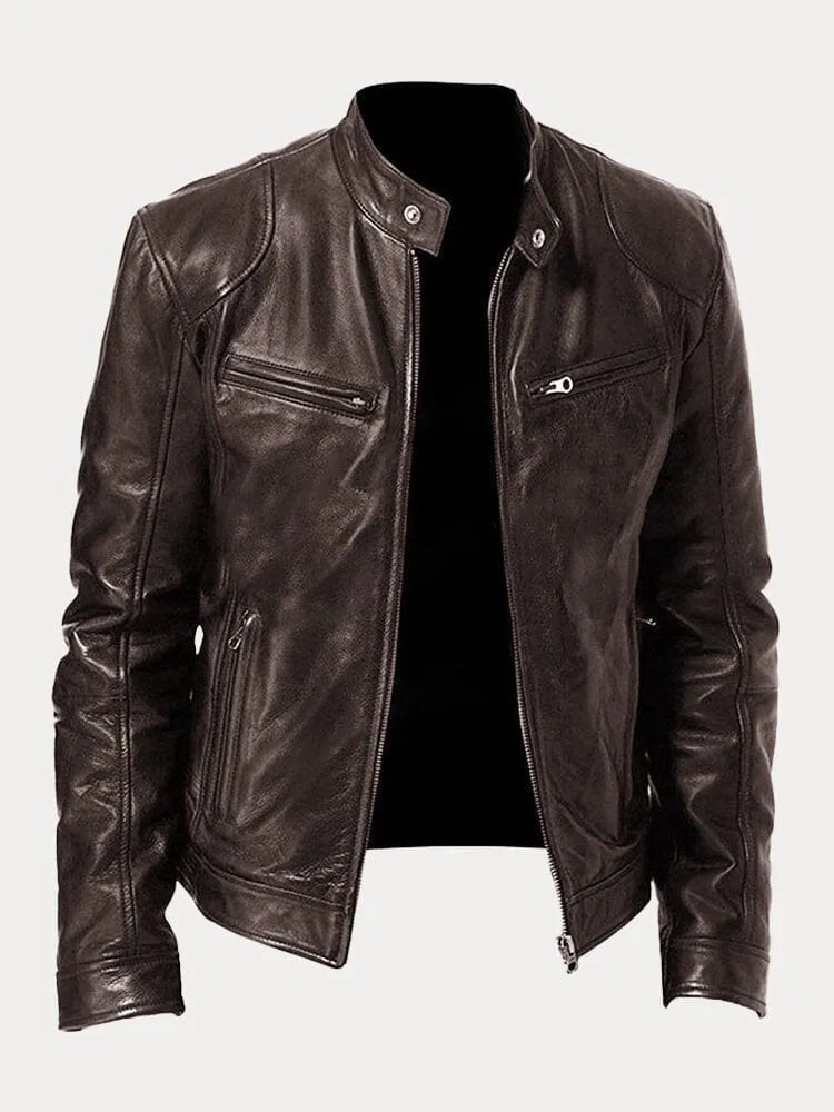 DAVID | CASUAL LEATHER JACKET