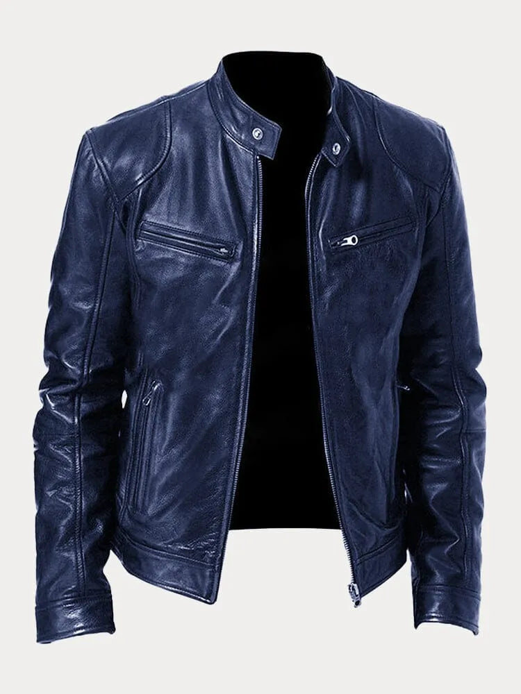DAVID | CASUAL LEATHER JACKET