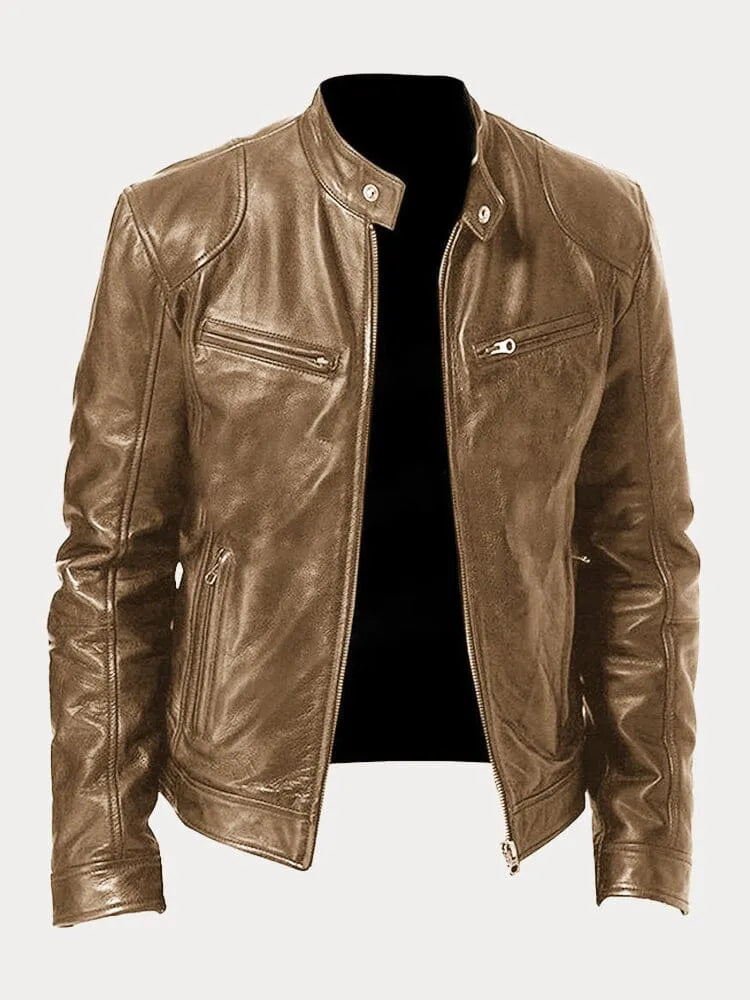 DAVID | CASUAL LEATHER JACKET