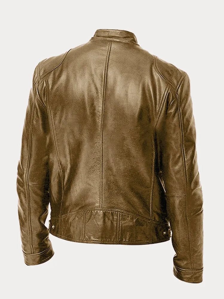DAVID | CASUAL LEATHER JACKET
