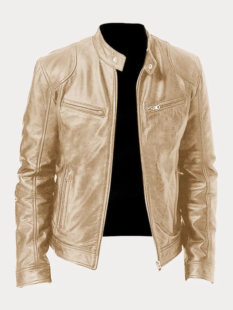 DAVID | CASUAL LEATHER JACKET