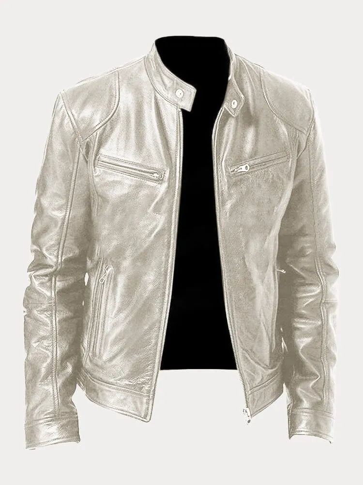 DAVID | CASUAL LEATHER JACKET