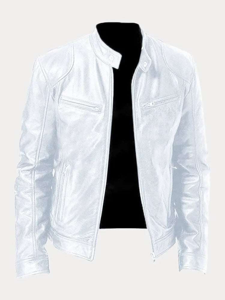 DAVID | CASUAL LEATHER JACKET