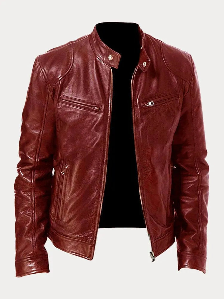 DAVID | CASUAL LEATHER JACKET