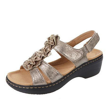 LISA | ORTHOPEDIC BORDEAUX SANDALS