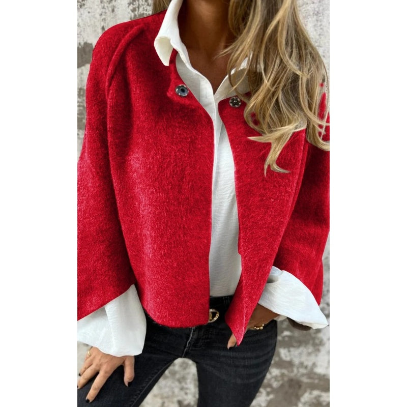 EMILY | SHORT JACKET WITH ELEGANT FLARED SLEEVES