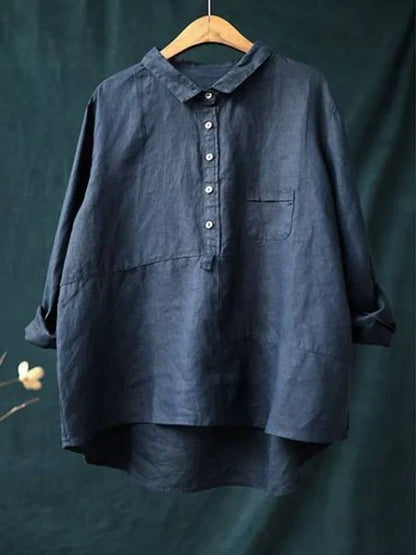 ELODIE | RELAXED LONG-SLEEVE SHIRT