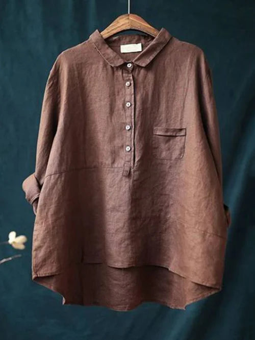ELODIE | RELAXED LONG-SLEEVE SHIRT