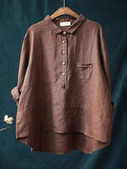 ELODIE | RELAXED LONG-SLEEVE SHIRT