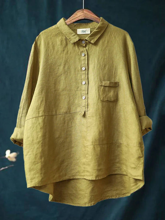 ELODIE | RELAXED LONG-SLEEVE SHIRT