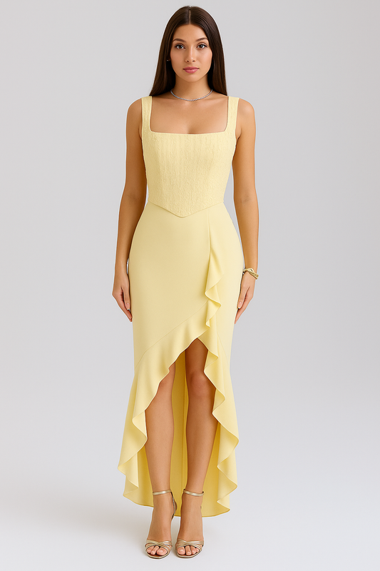 LEAH | SATIN CORSET DRESS
