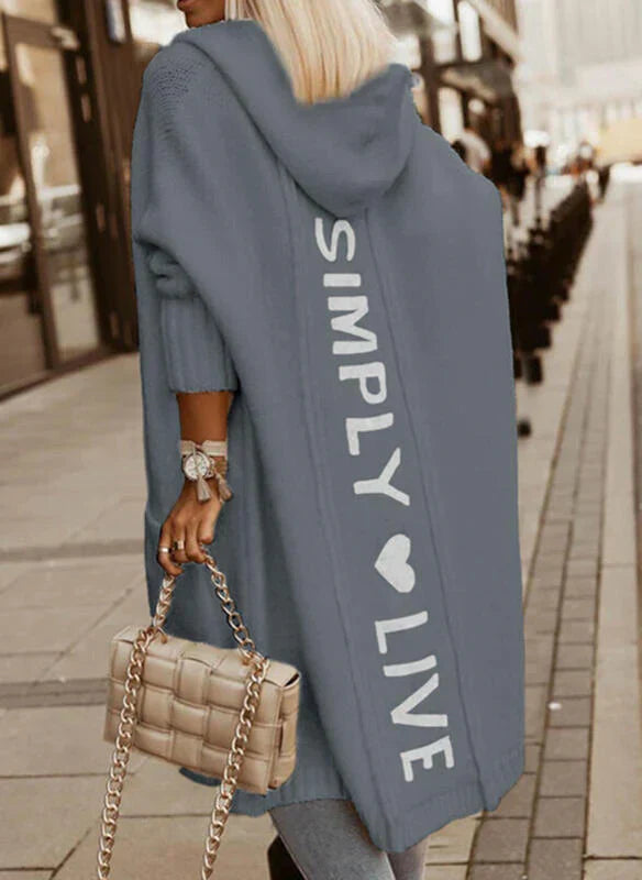 ISABELLA | LONG KNITTED CARDIGAN FOR WOMEN