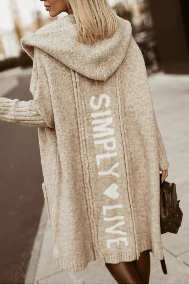 ISABELLA | LONG KNITTED CARDIGAN FOR WOMEN