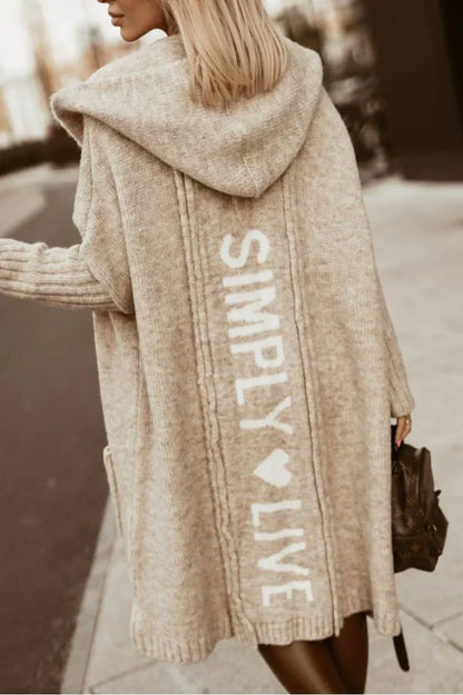 ISABELLA | LONG KNITTED CARDIGAN FOR WOMEN