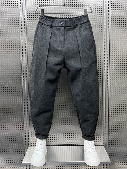 ETHAN | ELEGANT MÉLANGE TROUSERS