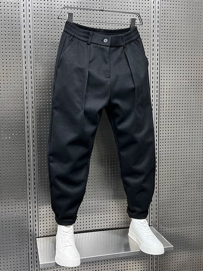 ETHAN | ELEGANT MÉLANGE TROUSERS