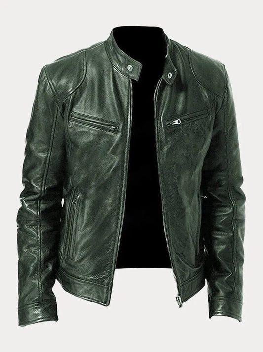 DAVID | CASUAL LEATHER JACKET