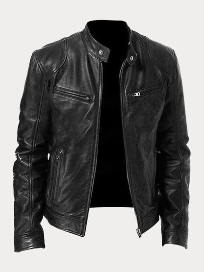 DAVID | CASUAL LEATHER JACKET