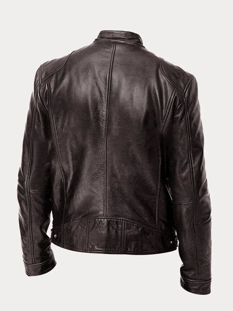 DAVID | CASUAL LEATHER JACKET