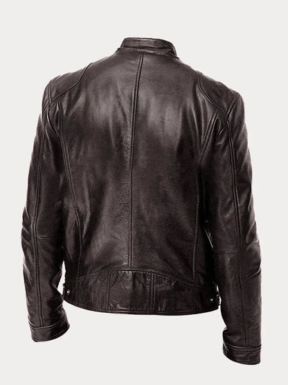 DAVID | CASUAL LEATHER JACKET