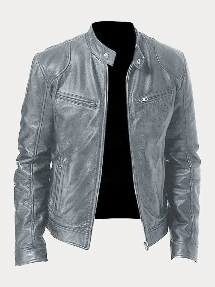 DAVID | CASUAL LEATHER JACKET
