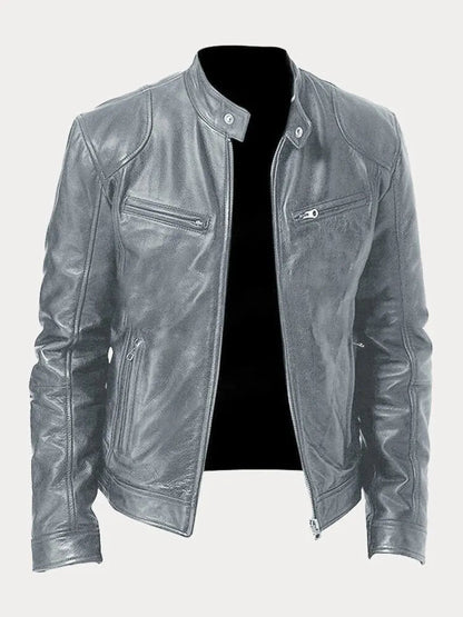 DAVID | CASUAL LEATHER JACKET