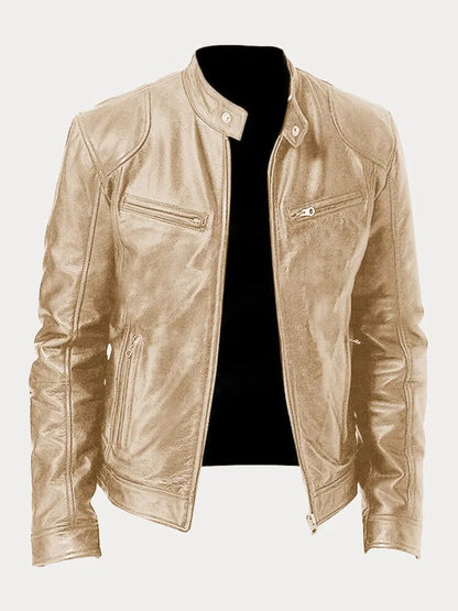 DAVID | CASUAL LEATHER JACKET