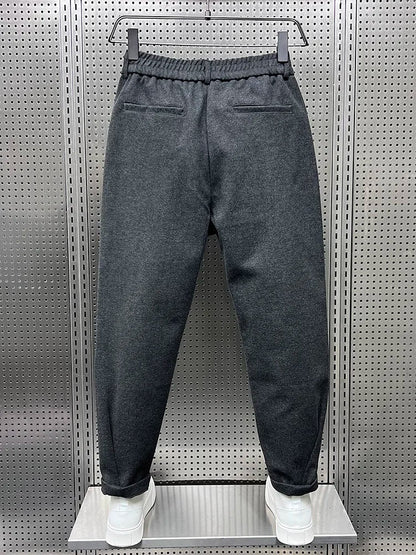 ETHAN | ELEGANT MÉLANGE TROUSERS