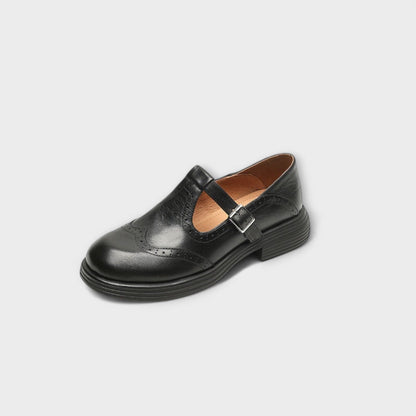 MIA | CLASSIC T-STRAP LEATHER SHOES